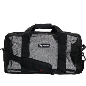 Supreme SS20 Mesh Duffle Bag Black